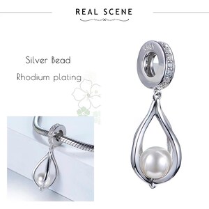 Silver Dangle pendre Planeur Perle Européenne Silver Dangle pendre Planeur Perle Européenne