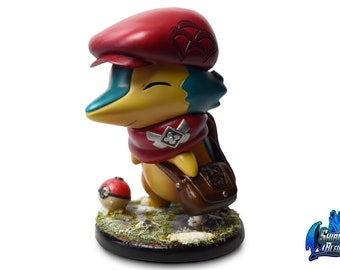 Figure - Cyndaquil - Pokemon - Leyends Arceus - Diorama - Print3D - FanArt - Figura