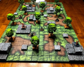 Dungeon Terrain Huge Double Sided Modular Set Heroclix Dungeons and Dragons D&D