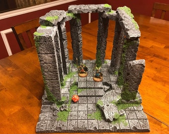 Dungeon Scared Ruin 28mm terrain 40k warhammer Dungeons & Dragons Pathfinder 40k warhammer