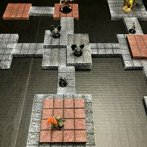 Dungeon Tile Modular Expansion Set 2 Dungeons & Dragons Pathfinder dnd terrain