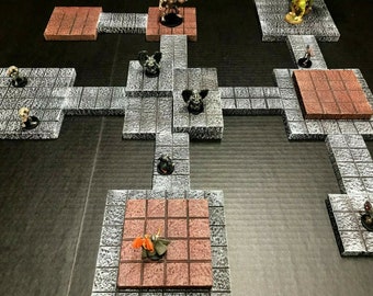 Dungeon Tile Modular Expansion Set 2 Dungeons & Dragons Pathfinder dnd terrain