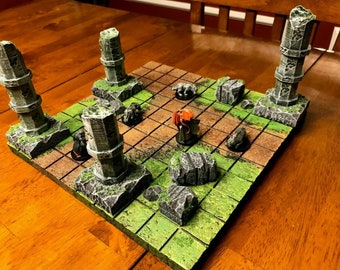 Sacred Grounds Ruin 28mm Terrain Dungeons & Dragons Pathfinder dnd 40k Warhammer