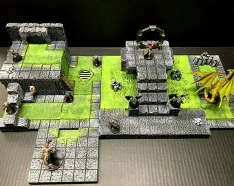 Big Dungeon Sewer Combo Set Terrain Wargaming Dungeons & Dragons Pathfinder dnd