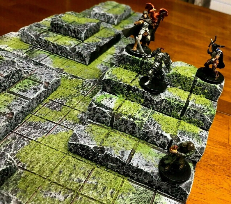 Huge Dungeon Tile Modular Set Dungeons & Dragons Pathfinder - Etsy