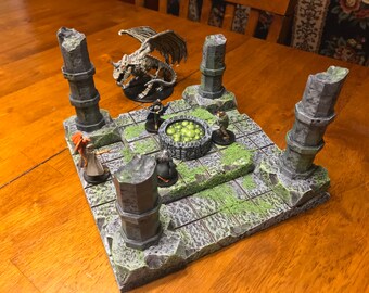 Dungeon Sacred Ruin 28mm Terrain Dungeons & Dragons Pathfinder 40k warhammer