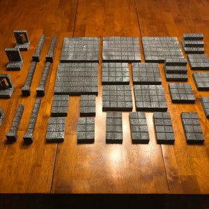 Big Dungeon Tile Modular Expansion Set Dungeons & Dragons Pathfinder dnd terrain
