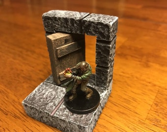 Dungeon Door Modular Set 28mm Tile Terrain Dungeons & Dragons Pathfinder 40k warhammer