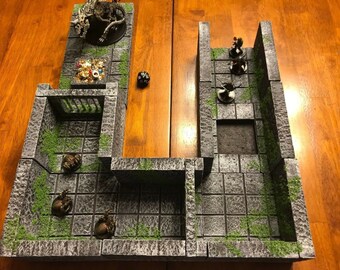 Dungeon Gold Chamber Set 28mm Terrain Tabletop Dungeons & Dragons Pathfinder dnd