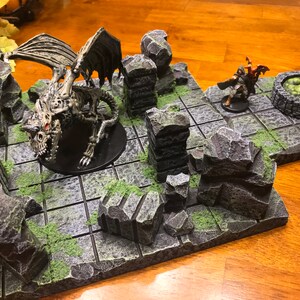 Dungeon Magical Sacred Ruin Set 28mm Terrain Dungeons & Dragons Pathfinder