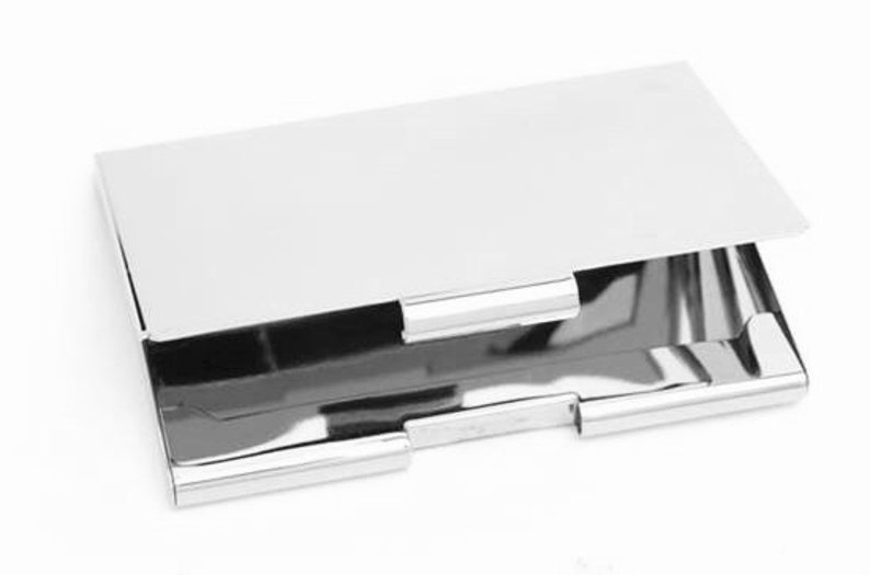 Business Card Case Holder Personalized Free Engraving Etsy