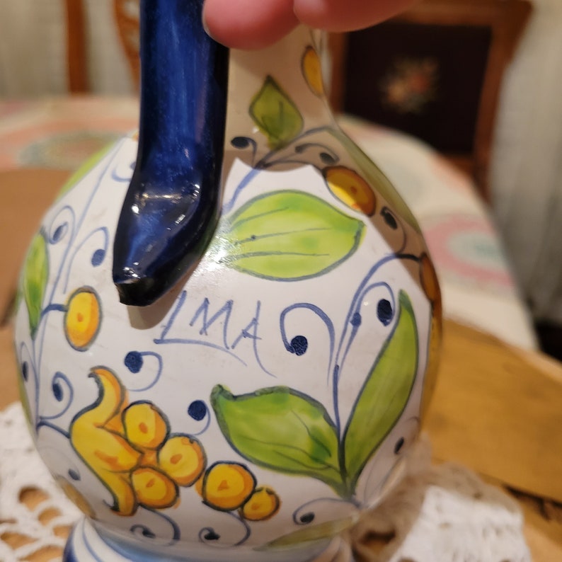 Vintage Lemon Italian Pottery Etsy