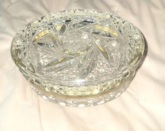 Fine Vintage Tiffany & Co. ATLAS Crystal Trinket or Jewelry Box