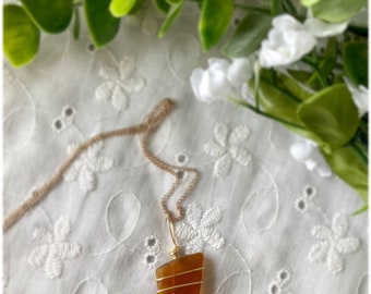 River/Sea Glass Necklace Pendant