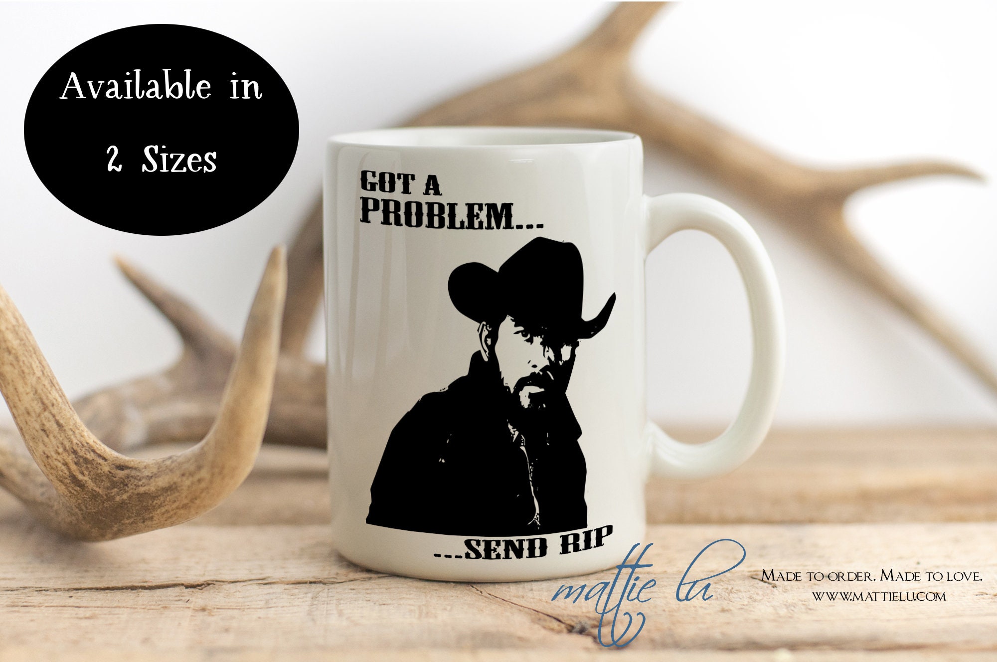 Rip Wheeler Yellowstone Dutton Ranch Mug Yellowstone Mug Etsy