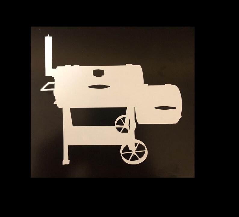 Offset Smoker BBQ Decal Sticker Window Sticker Window Decal Etsy