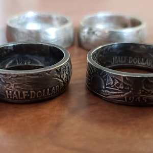 Walking Liberty Half Dollar Ring