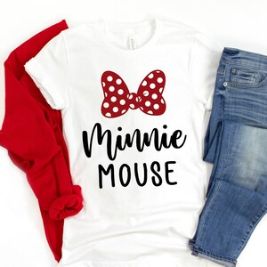 Mommy Mouse Tee, Mama Mouse Shirt, Mini Mouse, Minnie Mouse, Grandma, Matching Disney, Family Shirts, Womens, Youth, Toddler, Screen Printed