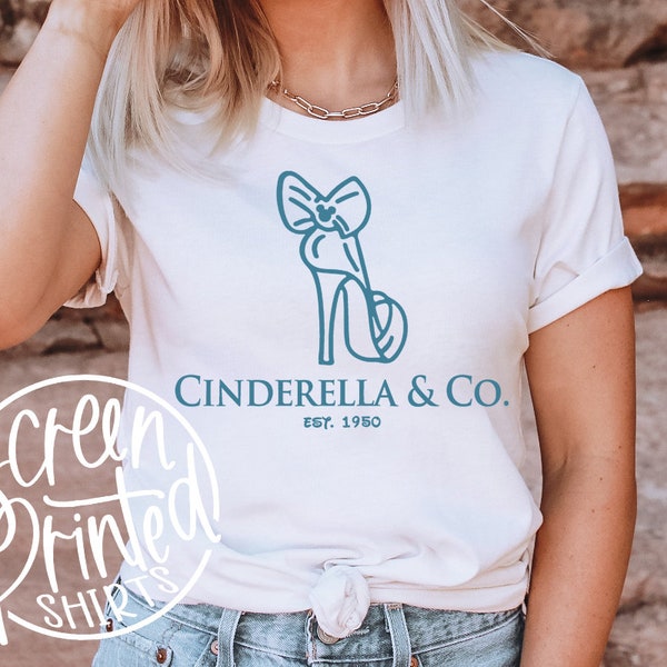 Cinderella & Co T-Shirt, Glass Slipper T, Disneyland Snacks Tank Top, Disney World Sidekicks, Main Street Princess, Screen Print Tee