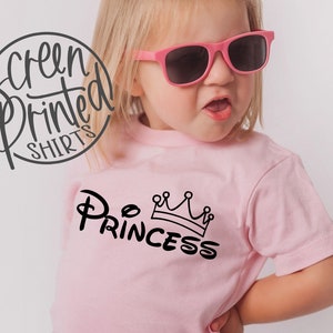 Princess T Shirt or Dress, Mommy Sister Baby Disneyland Matching Vacation Cinderella Aurora Belle Jasmine Birthday Party Screen Print