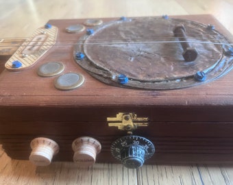 Chitarra con scatola di sigari XII