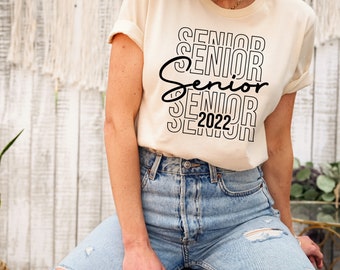 Senior 2022 Unisex T-Shirt, Personalized T-shirt, Prom Shirt, Prom 2022, Bulk Orders
