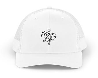 Mom Life Snapback Trucker Hat - Adjustable Fit, Everyday Essential for Modern Moms