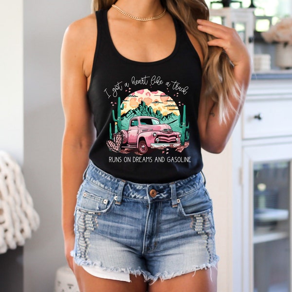 Heart Like Truck Top - Etsy