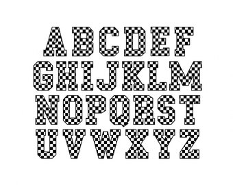 Checkered Pattern Svg Checkerboard Clipart Check Png - Etsy