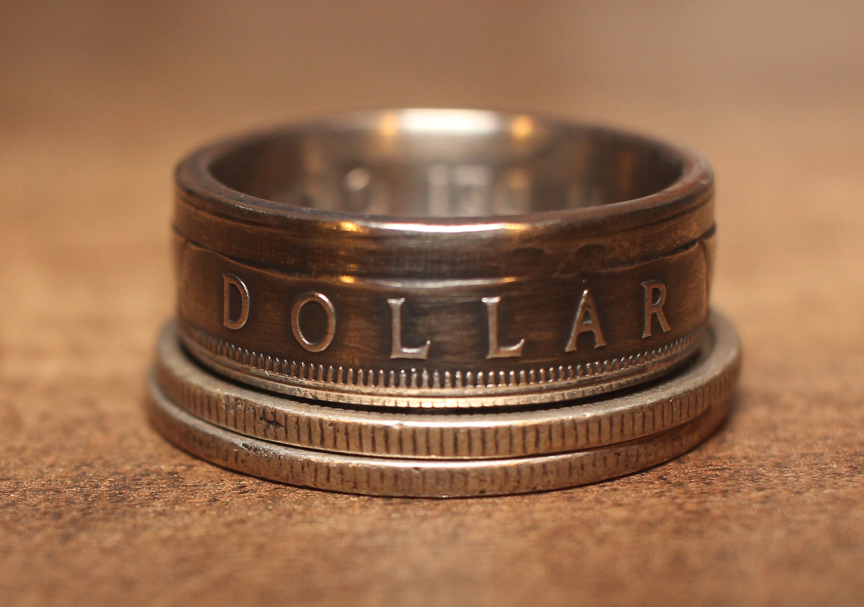 Canada Coin Ring Silver Canadian Dollar - Etsy Canada