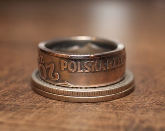 Poland Coin Ring Polish 1974 Silver 200 Ztotych