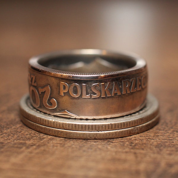 Poland Coin Ring Polish 1974 Silver 200 Ztotych