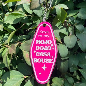 Engraved Keychain | Vintage Motel Key Style | Girl Power