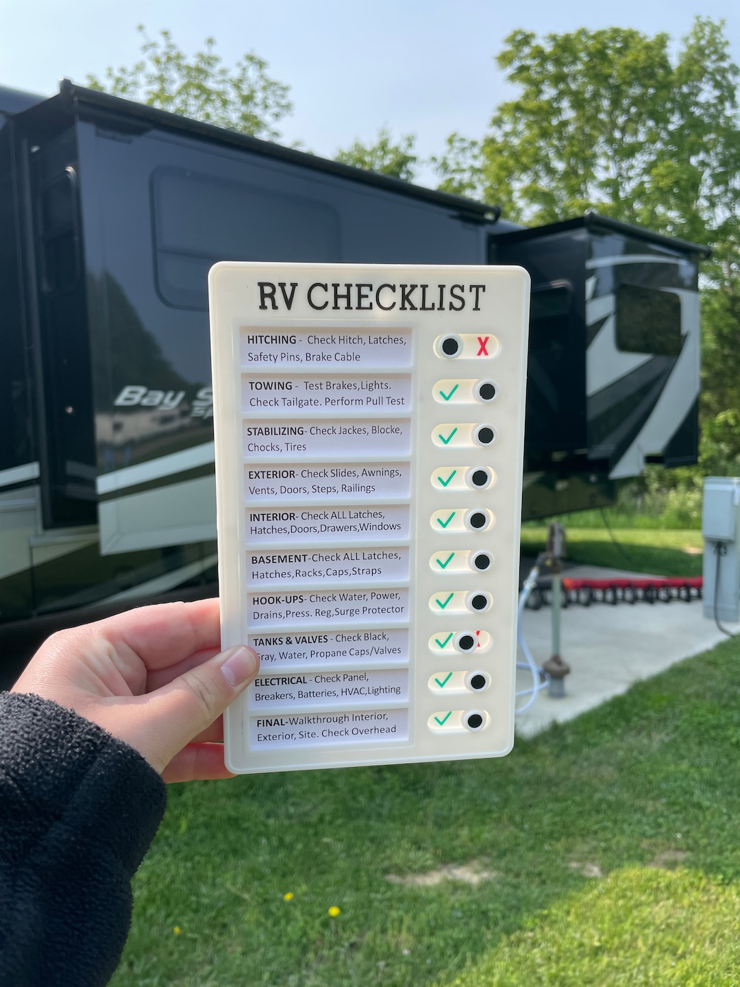 RV Checklist Before Leaving customizable Camping Etsy