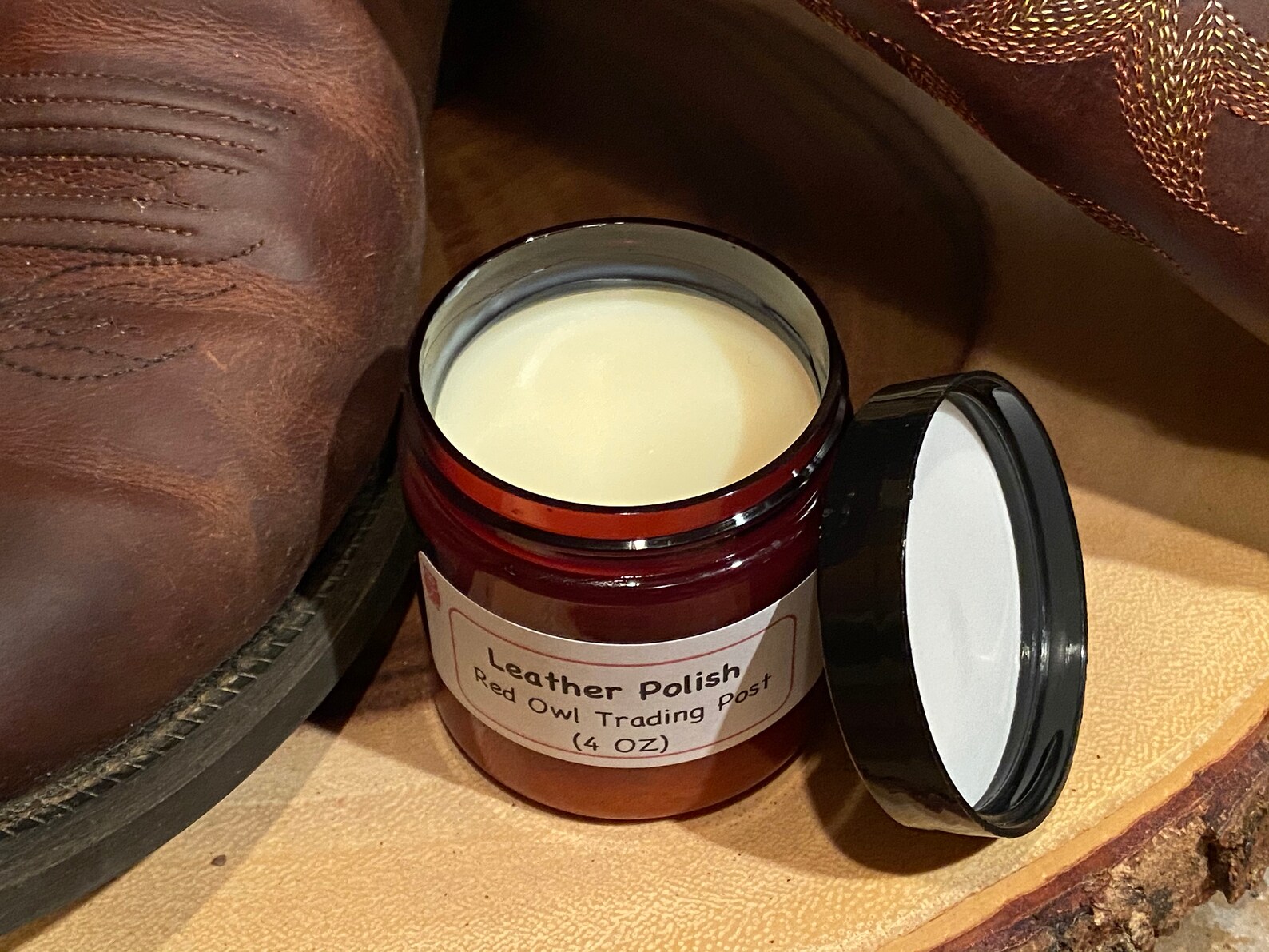 All Natural Beeswax Leather Polish Etsy