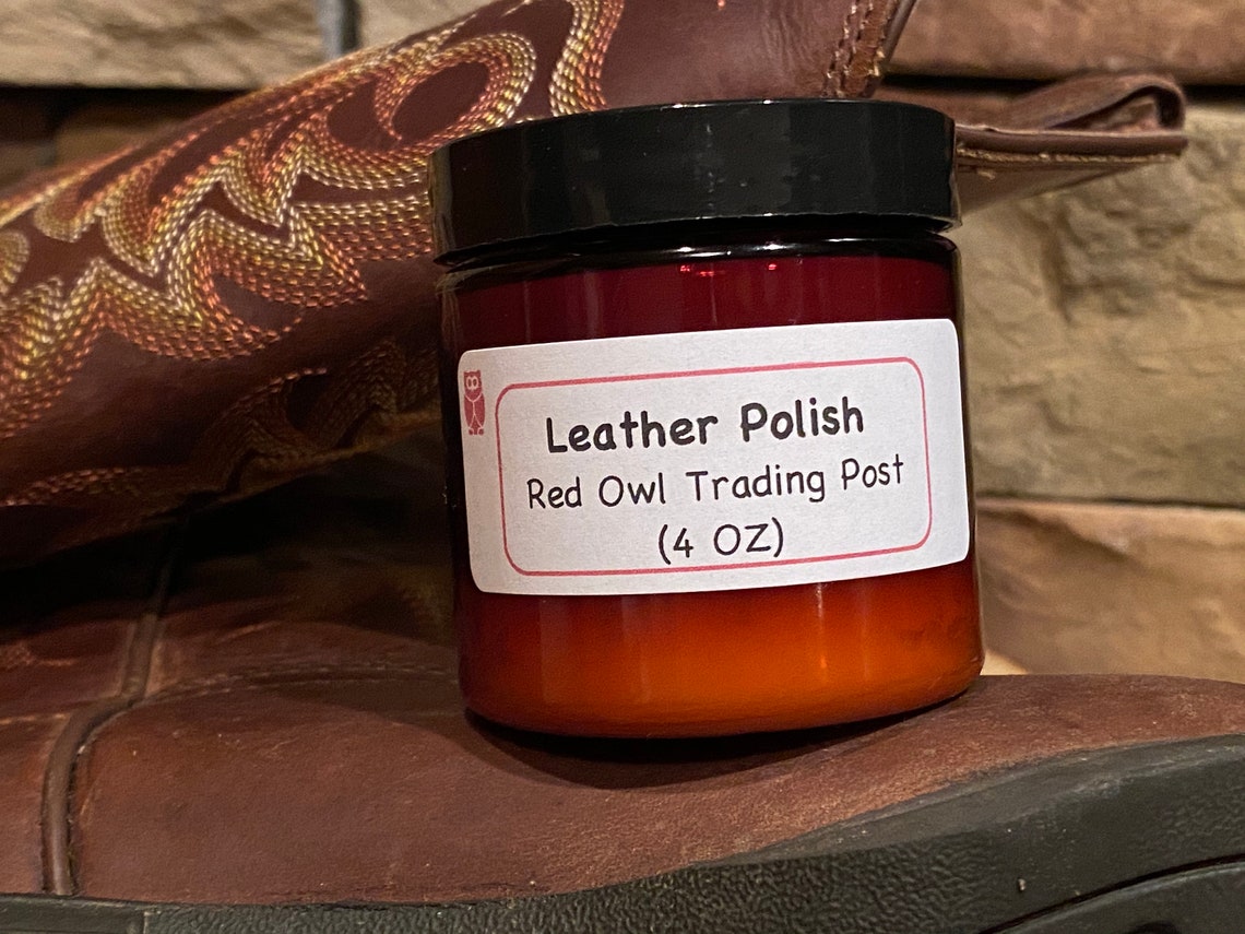 All Natural Beeswax Leather Polish Etsy