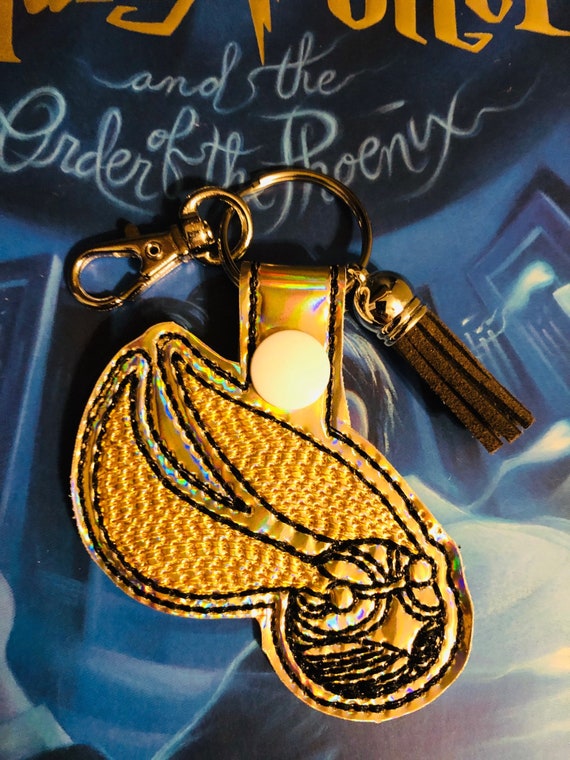 golden snitch keychain