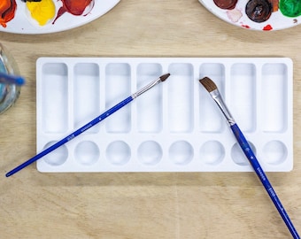 Rectangle Paint Palette - 3D Print File