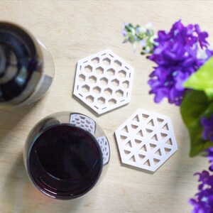 Honey Hex Coaster - 3D Print File