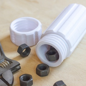 Brianna Ribbed Container - 3D Print File