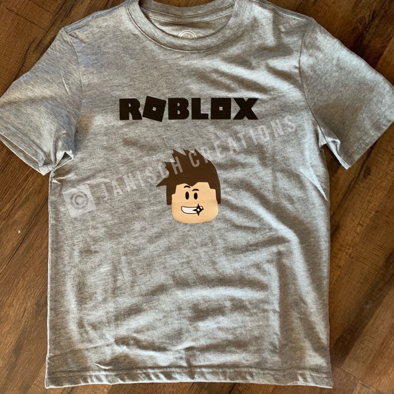 Roblox Gaming Character Shirt Etsy - roblox youth t shirt etsy