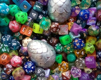 Enchanted Forest Polyhedral Dice Confetti