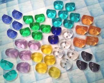 Poliédrico trapezoidal de un solo D3 para juegos de rol de mesa Pathfinder y Starfinder