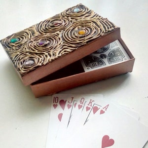 Old World - Hand Painted Sculpted Vinyl & Papier Mache Box