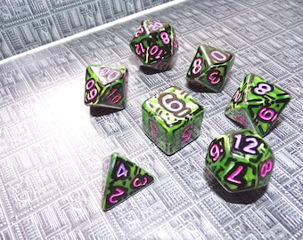Open World Level Two Gamer Inspired Polyhedral Dice Set