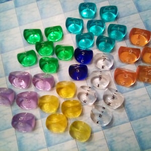 Trapezoid Style Polyhedral Single D3 for TTRPG RPG Pathfinder Starfinder Tabletop Role Play Games