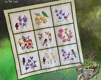 Beauty in the Bush Wall Quilt Pattern