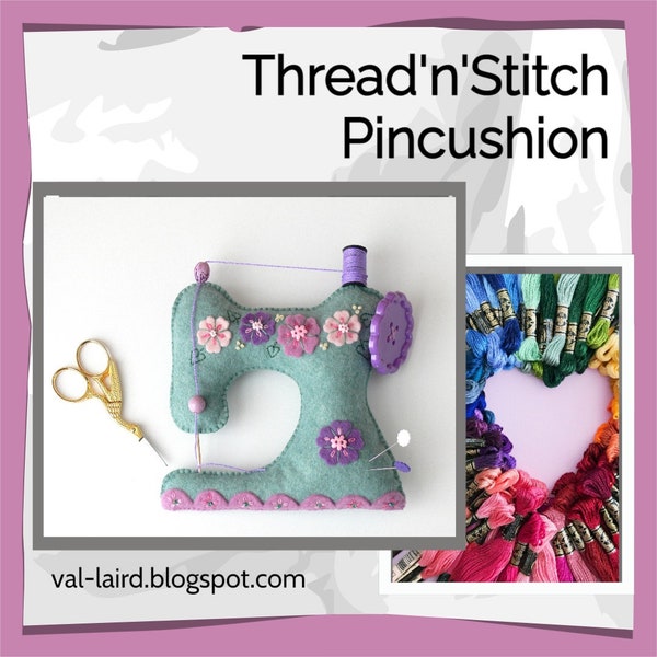 Thread'n'Stitch Pincushion Pattern