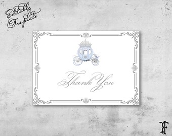 Download Cinderella Thank You Etsy