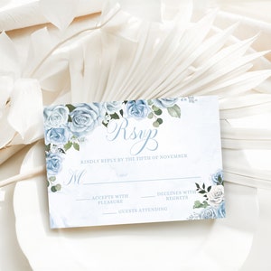 Cinderella RSVP Card Printable Editable Template Watercolor - Etsy